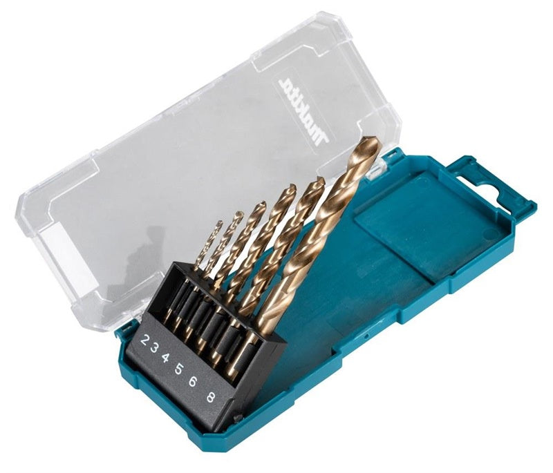 Metalo grąžtų rinkinys Makita D-75758 HSS-CO 2-8 mm 6 vnt