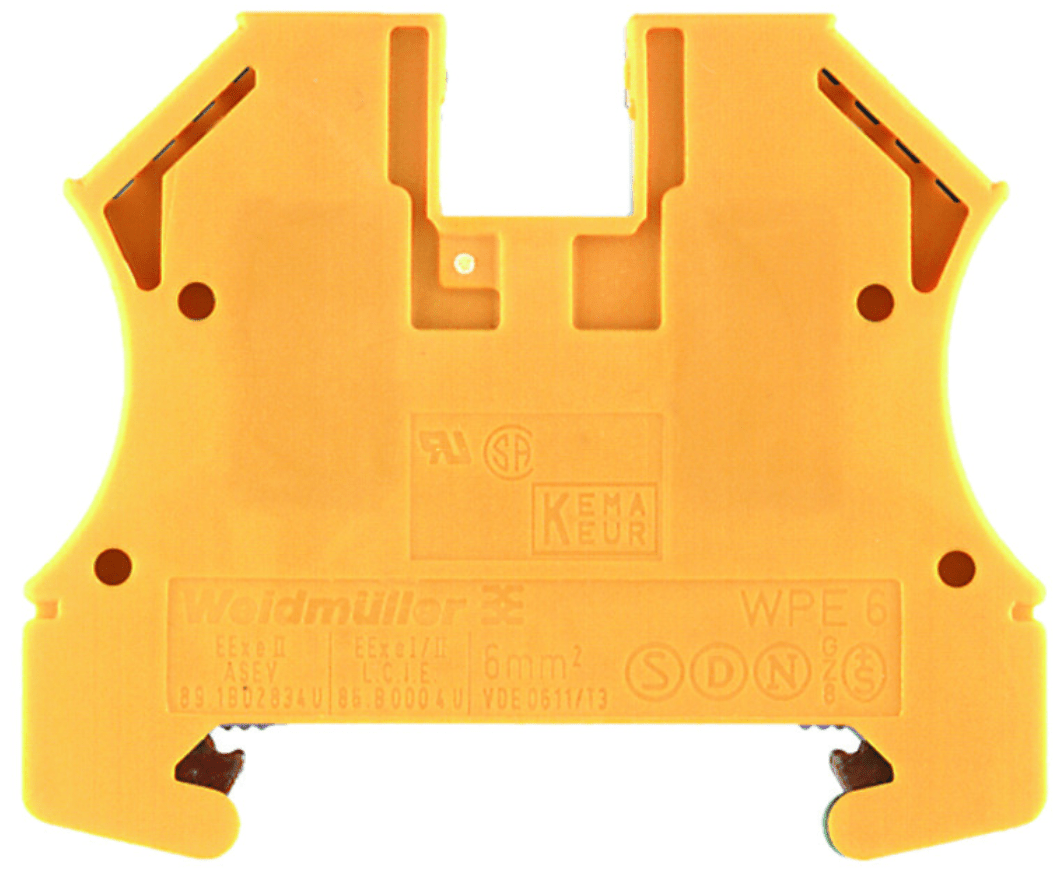 1010200000 WPE 6 PE terminal 6mm² 720A, y/g