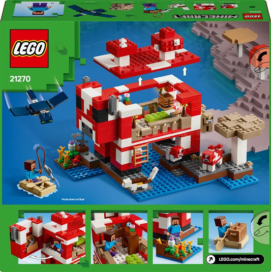 LEGO® Minecraft Grzybowa chata 21270, 500 elementów.