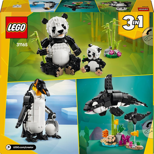 LEGO® Creator Dzikie zwierzęta: Rodzina pand 31165, 626 elementów
