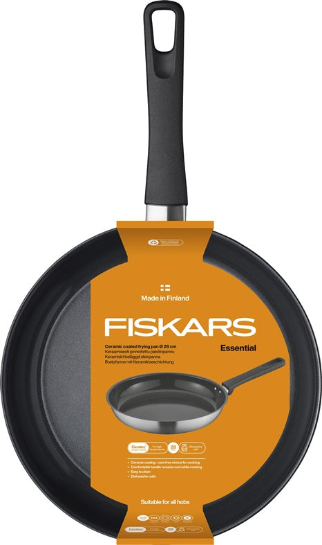 Keptuvė Fiskars, 28 cm, nerūdijantysis plienas