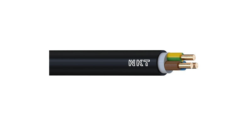 Instaliacinis kabelis NKT CYKY, Eca, 750 V, 5 x 1.5 mm²,100m