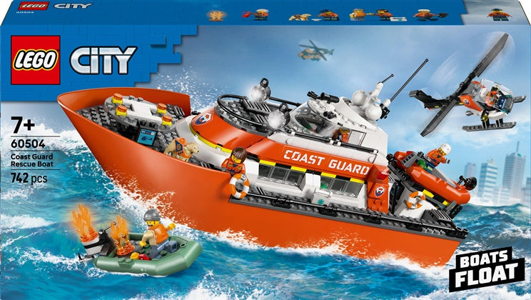 Konstruktorius LEGO® City gelbėtojų kateris 60504, 742 vnt.