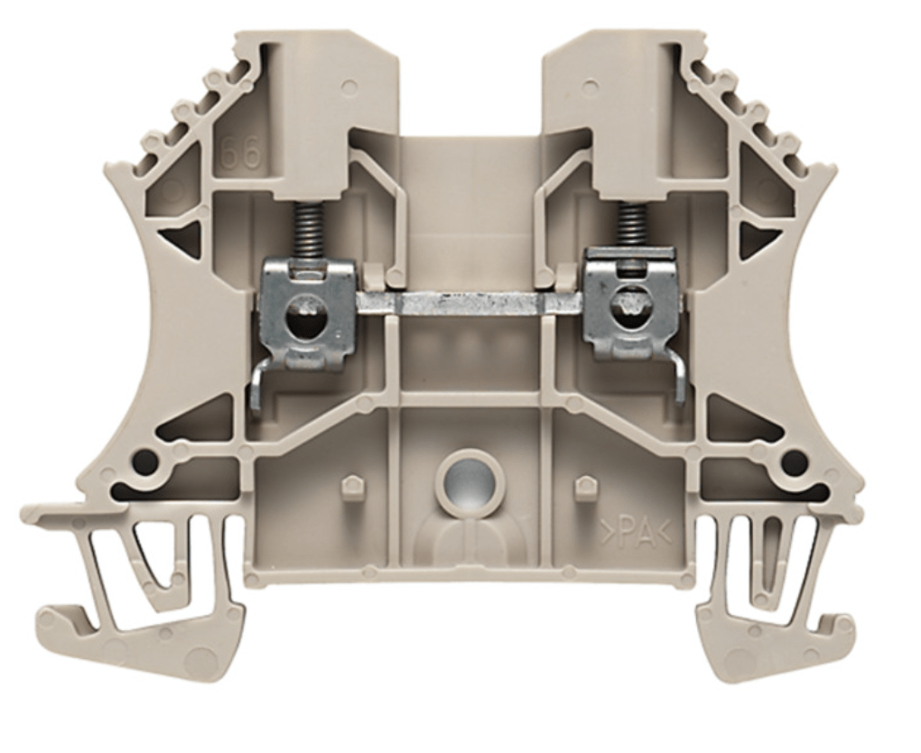 1020000000 Weidmüller WDU 2,5 Durchgangsklemme 2,5mm² 800V 24A, dunkelbeige
