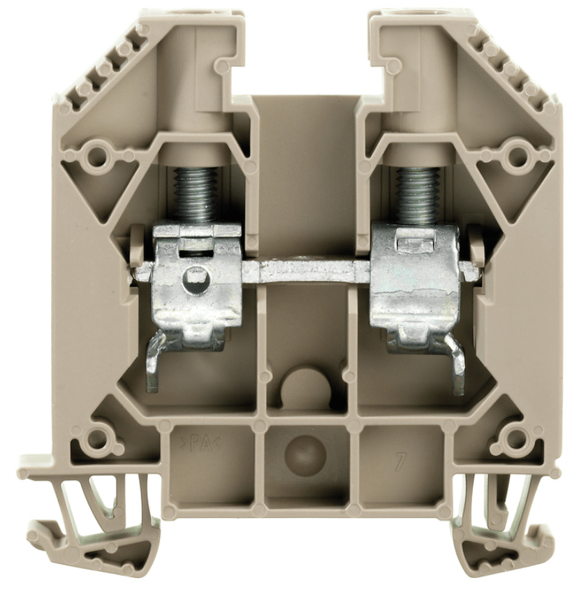 1020400000 WDU 16 Durchgangsklemme 16mm² 1000V 76A, dunkelbeige