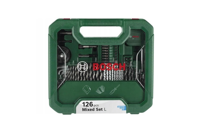 Antgalių ir grąžtų rinkinys Bosch, 126 vnt.