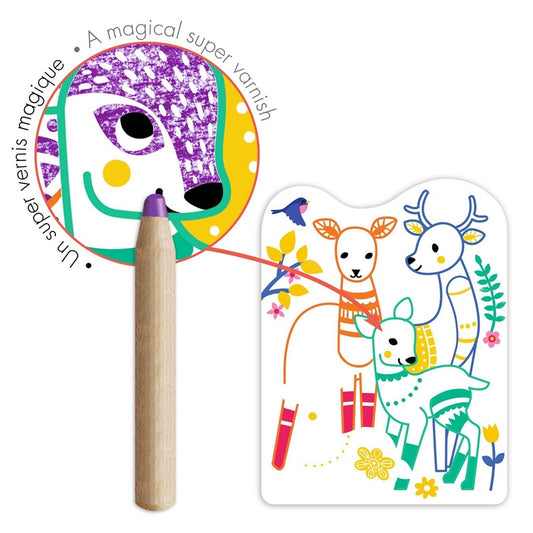Kūrybos rinkinys Djeco Magic Colouring