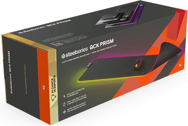 Podkładka pod mysz Steelseries QcK Prism Cloth XL, czarna