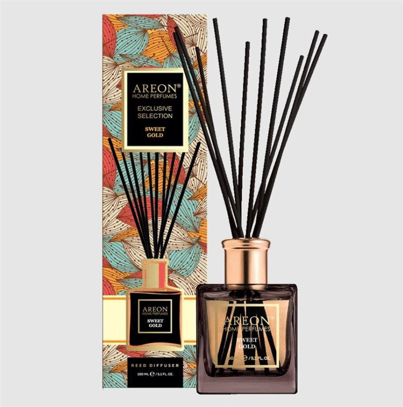 Odświeżacz powietrza do domu Areon Exclusive Sweet Gold, 150 ml