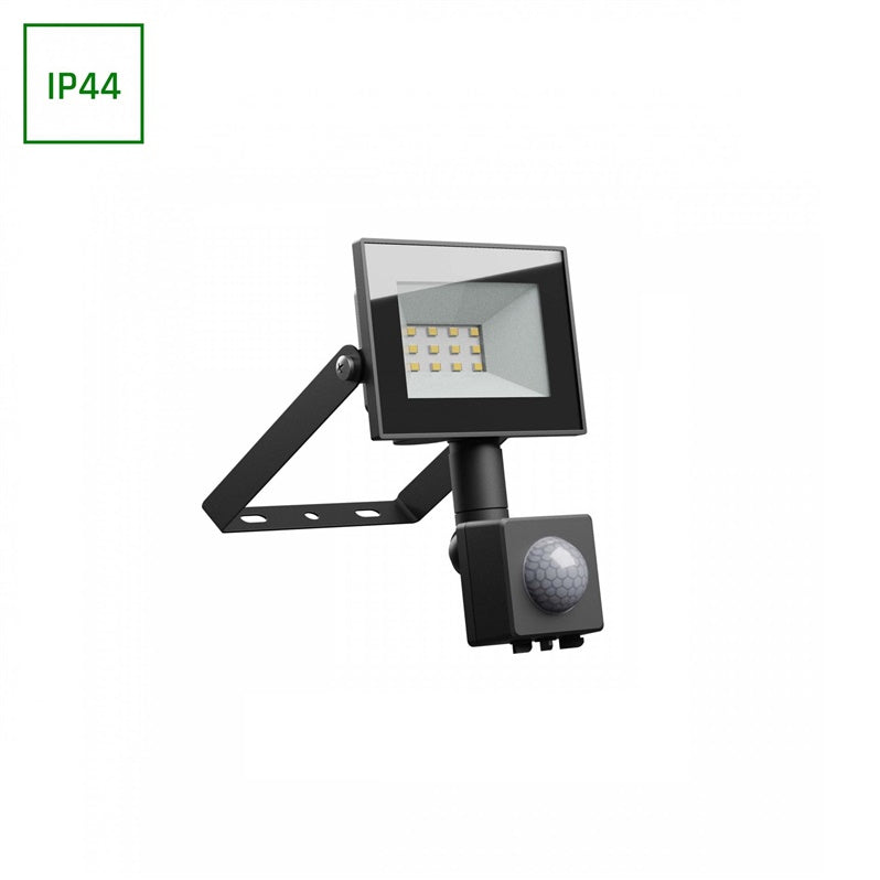 PROŽEKTORIUS LAUKO LED SU JUDESIO DAVIKLIU 10W 230V NW IP44