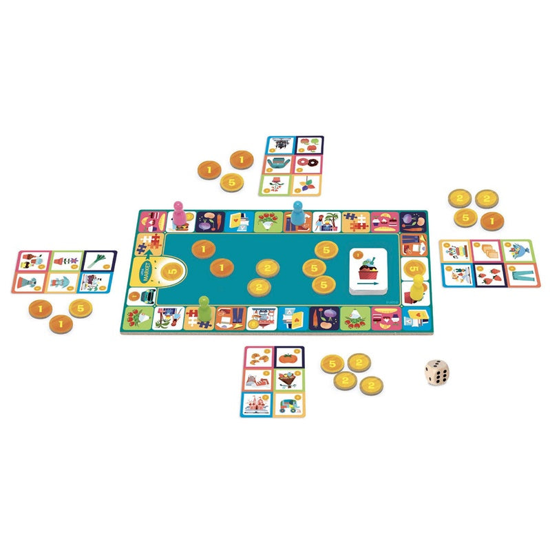 Žaidimas Djeco Cool school p'tit market DJ08533