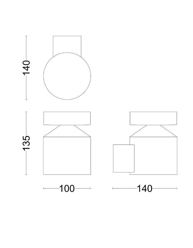 LED šviestuvas PHILIPS LAVEN 929003362201, 6 W, IP44, juodas