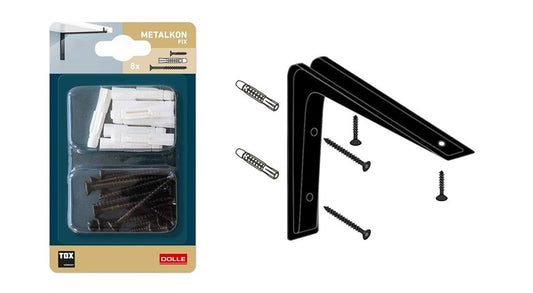Tvirtinimo detalės Dolle MetalkonFix, 45x4.5 mm, 8 vnt.