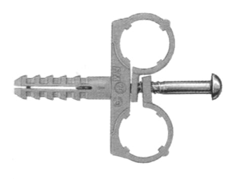 UCHWYT NA RURY PODWÓJNY 51502R 22 (50-500)