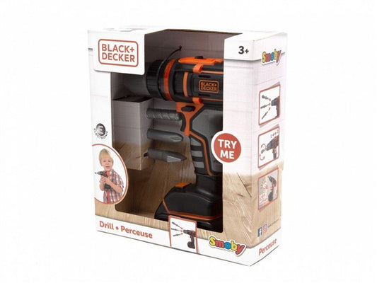 Žaislinis meistro įrankis, gręžtuvas Smoby Black & Decker