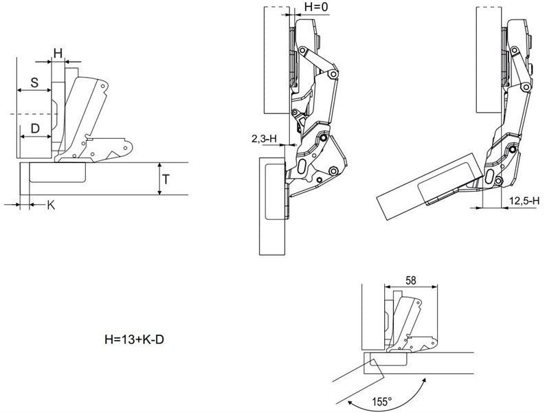LANKS PL IŠOR CLIP D35 155OH=0 SOFT EKSC