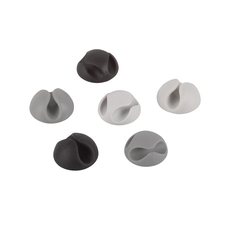 FIKSATORIAI KABELIAMS 19MM 6VNT