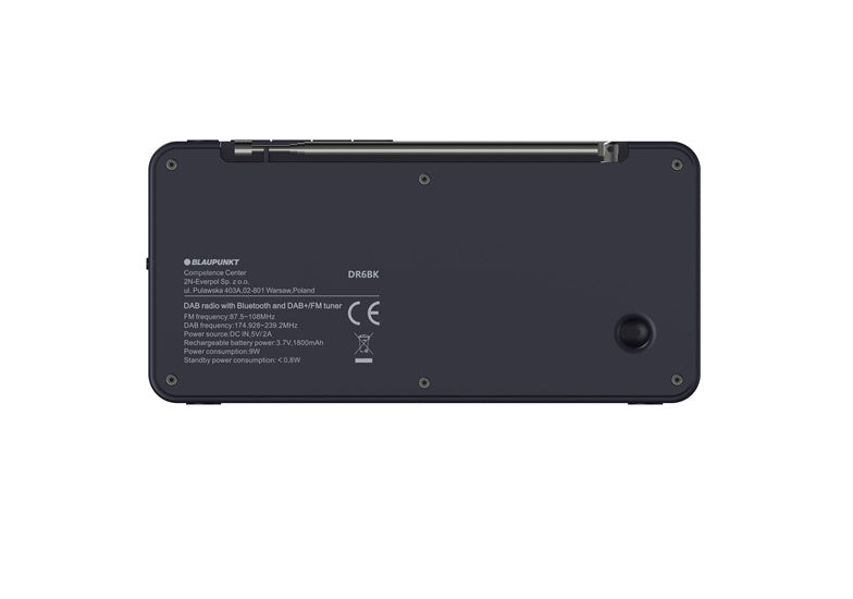 RADIJA BLAUPUNKT DR6BK DAB+/FM JUODA