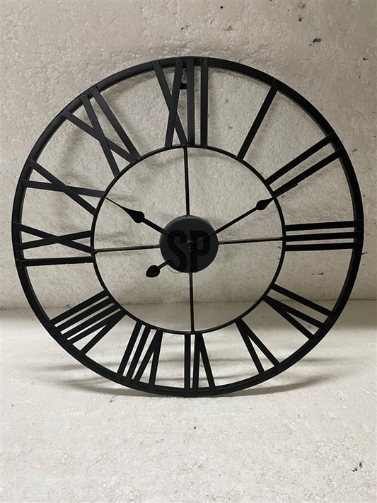 Laikrodis, juodas, 47 cm