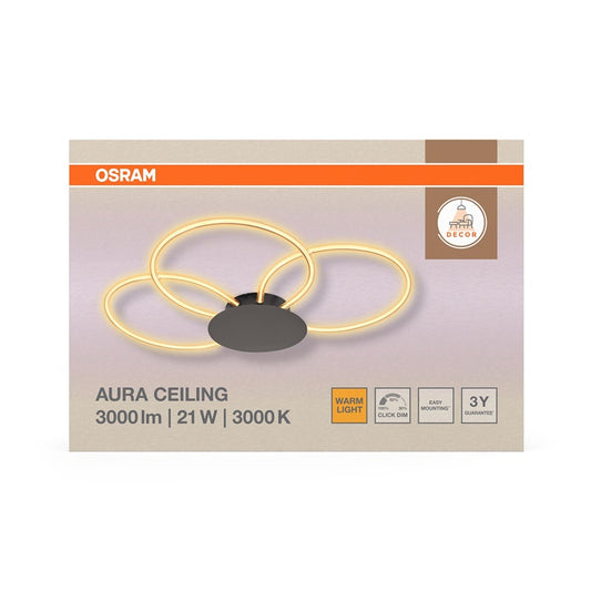 Lampa sufitowa Osram, LED, 21W, 3000K, 2200lm.