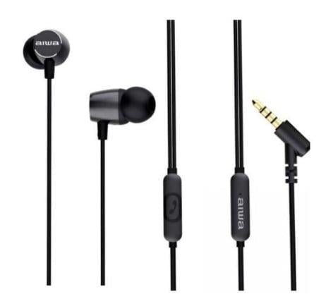 AUSINĖS 3.5MM ESTM-30BK AIWA JUODOS