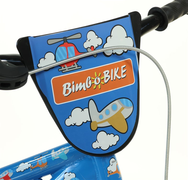 Vaikiškas dviratis Bimbo Bike 412UL, mėlynas/raudonas, 12"
