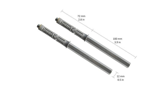 Lentynos laikiklis Dolle StrongFix, 172x12 mm, pilka, 2 vnt.