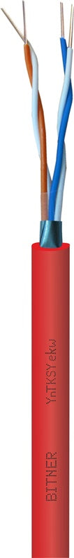 Kabel ognioodporny Bitner 2X0.8 mm², 100 m