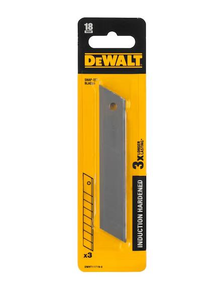 Ostrza do noża DeWalt DWHT11719, 18 mm, 3 szt.