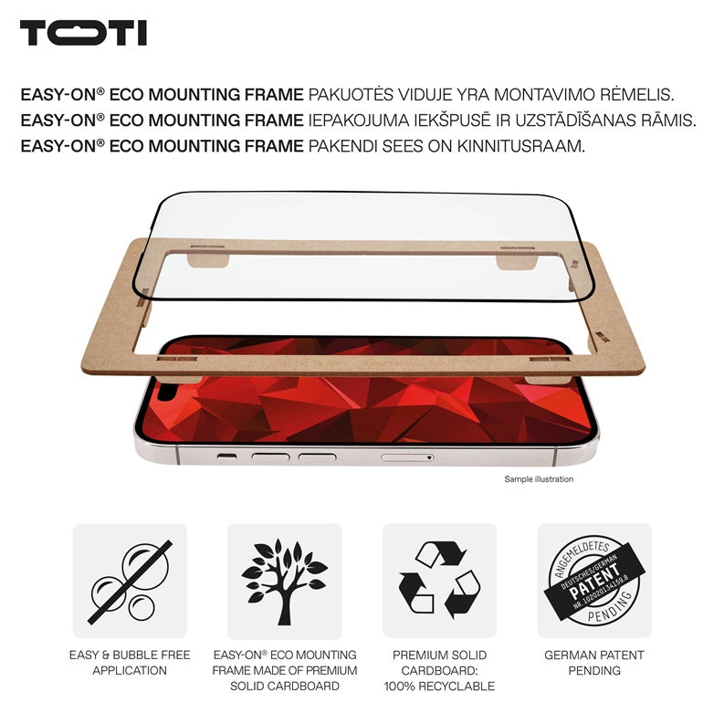 Szkło ochronne Toti Premium iPhone 16 Pro Max