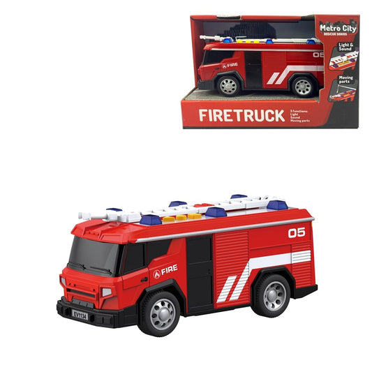 Žaislinė gaisrinė mašina Rescue Series 42-WY1134, raudona