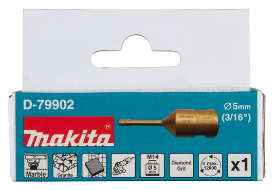 Deimantinė gręžimo karūna Makita D-79902 5 mm, M14