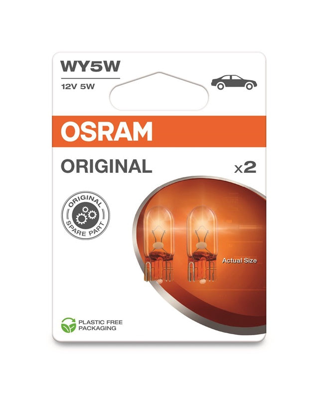 Żarówka samochodowa Osram 2827NA-2BL, żarowa, pomarańczowa, 12V