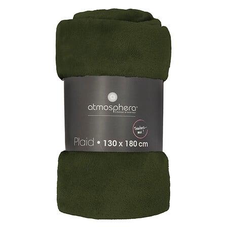 Koc Atmosphera 156047K, naturalny zielony, 130 cm x 180 cm