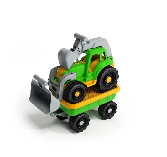 Zabawka piaskowa traktor z przyczepą ADRIATIC 1252, 58 cm