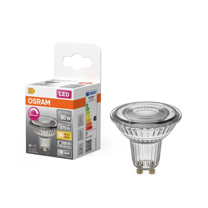 ŻARÓWKA LED PAR16 6.1W GU10 927 DIMMER