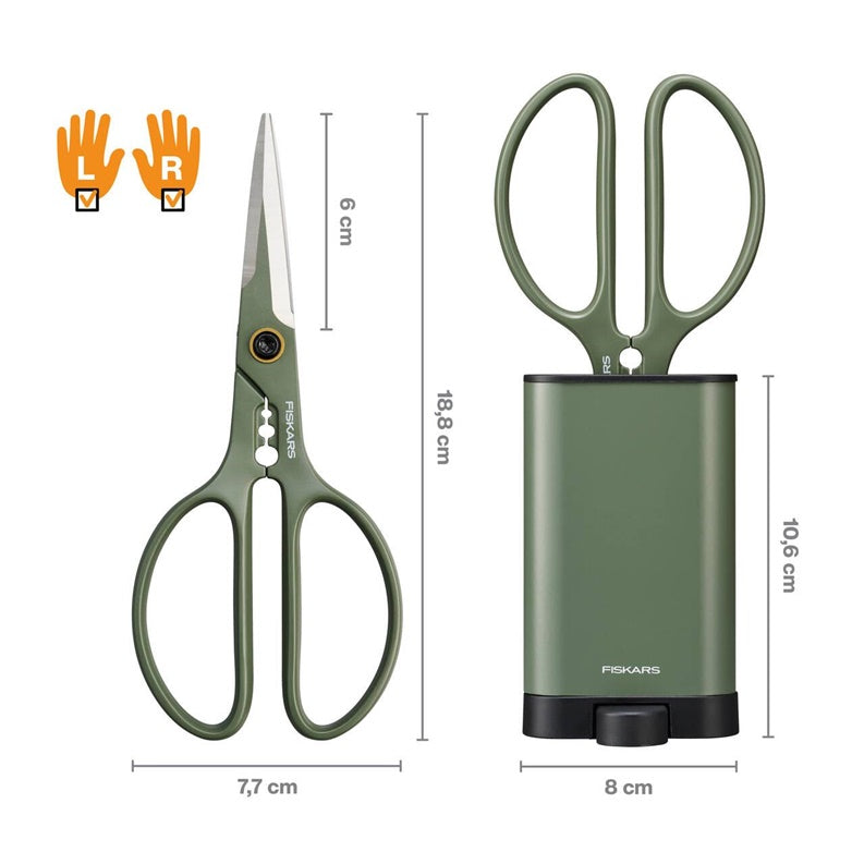 Sodo žirklės Fiskars, 170 mm