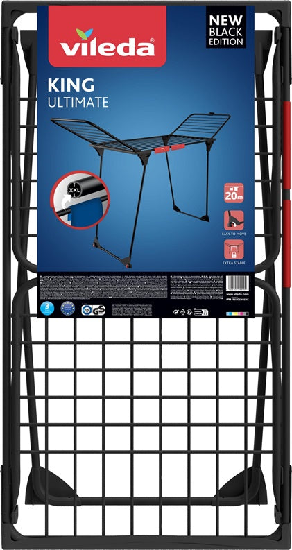 Suszarka Vileda King Ultimate, 20m, czarna