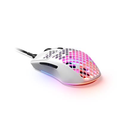 Žaidimų pelė Steelseries Aerox 3, balta