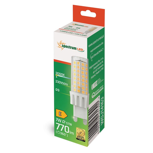 ŻARÓWKA LED G9 7W 830 770LM