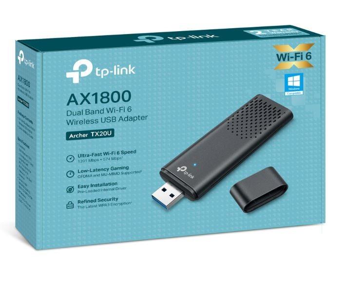 ADAPTERIS BELAIDIS TP-LINK AX1800 WI-FI6