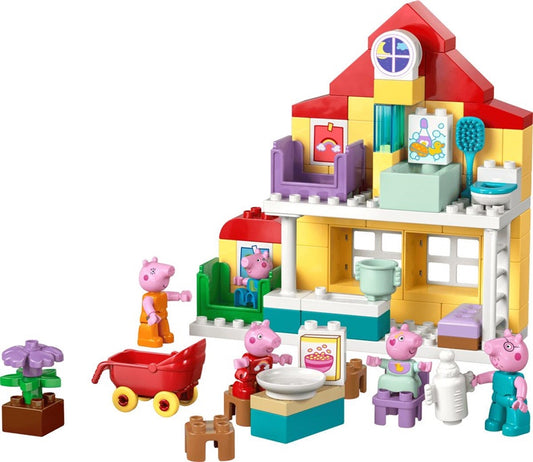 Klocki LEGO DUPLO Świnka Peppa Dom rodzinny 10467 84 elementy
