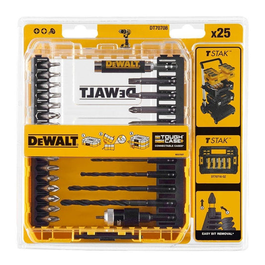 Zestaw końcówek i wierteł DeWalt 25 szt.