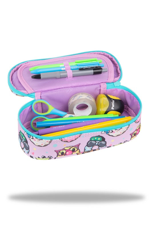 Piórnik CoolPack Happy Donuts, niebiesko-różowy