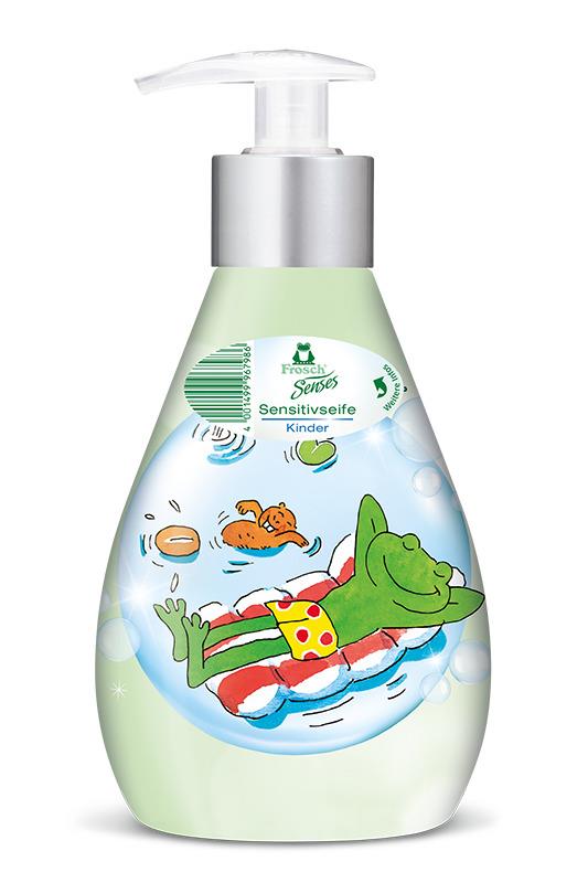 Skystas muilas, rankoms Frosch VAIKAMS, 300 g