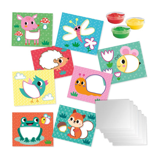 Kūrybos rinkinys SES Creative Eco Fingerpaint Cards 24925