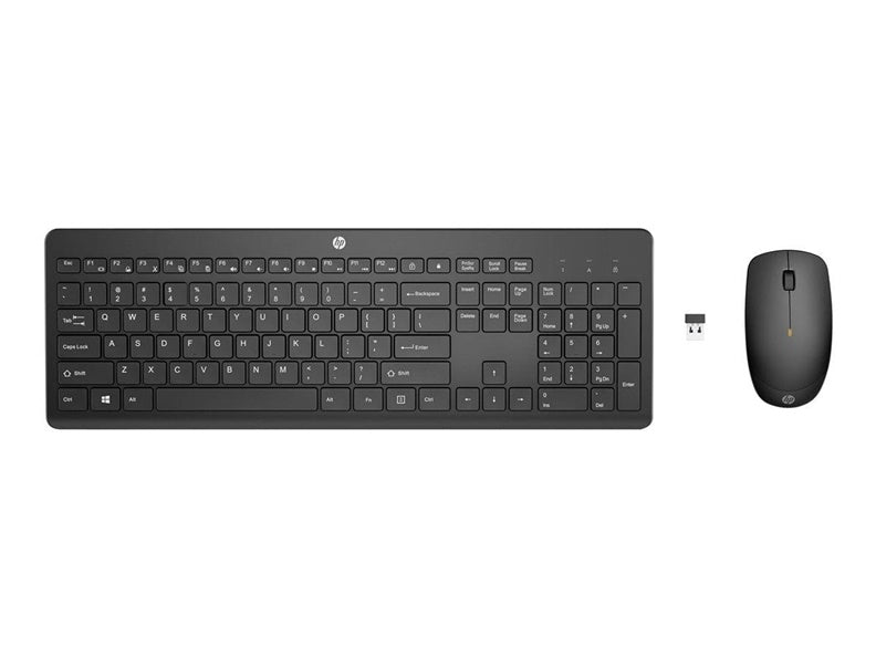 Zestaw klawiatury i myszy HP HP 230 WL EN, czarny