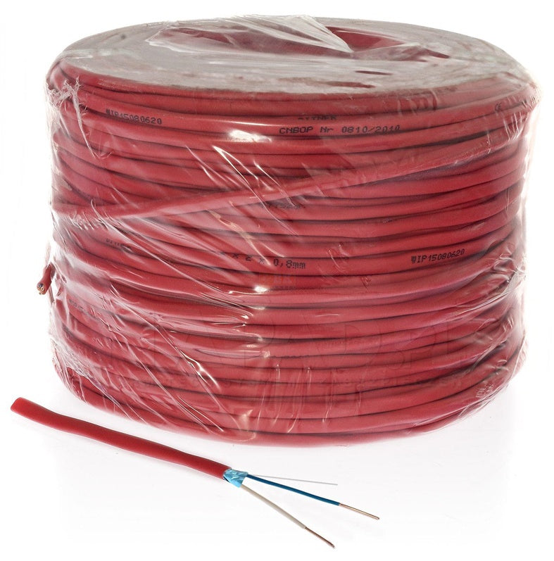 Kabel ognioodporny Bitner 2x0.8mm², 100 m