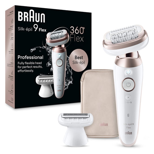 Epiliatorius Braun Silk•épil 9 Flex SES9-030 3D, balta