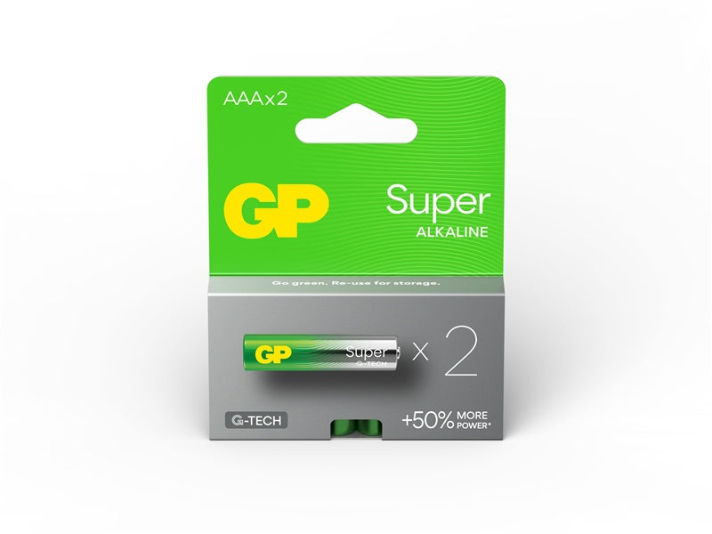 Baterie GP SUPER ALKALINE AAA/LR03, 1,5V, 2 szt.
